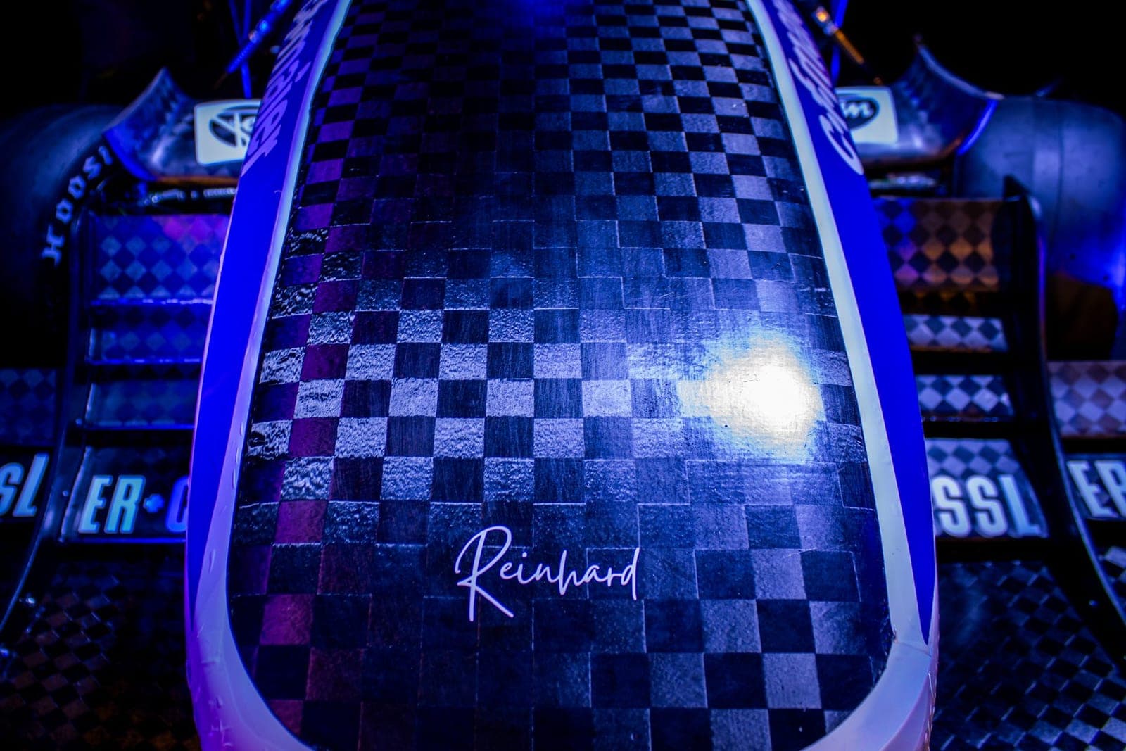 Nosecone des ERT 14-26 mit Reinhard-Schriftzug